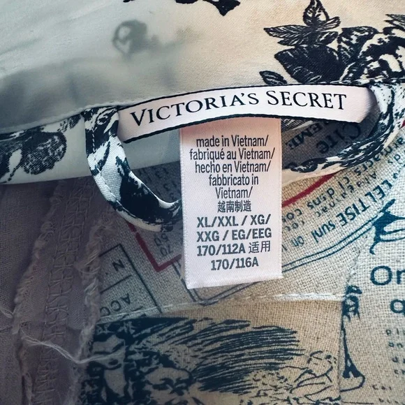 NWOT Beautiful Victoria Secret Kimono Style Robe. Size: XL/XXL - Picture 7 of 7